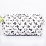 Assorted Makeup Bag, Hand Block Printed Large Toiletry Bag, Waterproof Wash Bag, Cosmetic Bag, Travel Bag with Pockets, Jumbo Wash Bag
